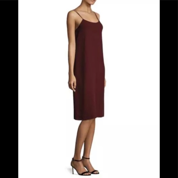 HELMUT LANG Back Wrap Slip Dress Pomegranate XS - Picture 2 of 7